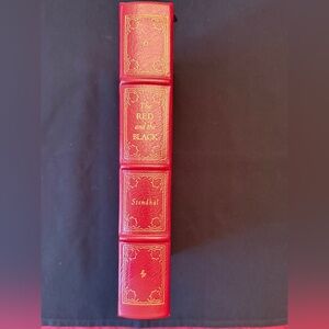 Elegant Collector’s Red Leatherbound Book The Red and The Black (Stendhal)